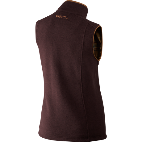 Sandhem Lady fleece vest - Dark port melange - Härkila