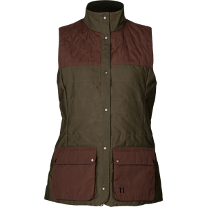 Retrieve vest Women Dark warm olive/Burgundy - Härkila