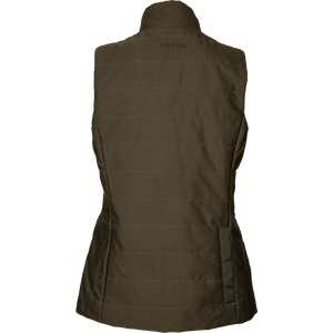 Retrieve vest Women Dark warm olive/Burgundy - Härkila