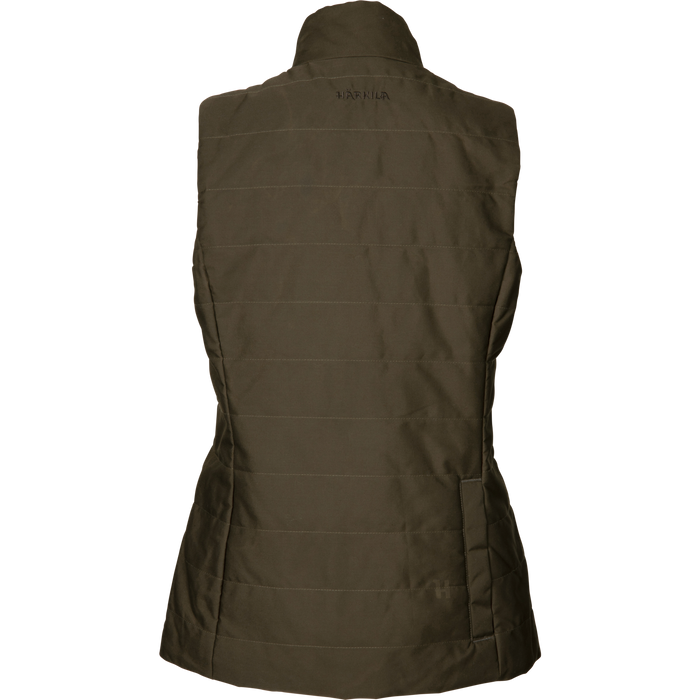 Retrieve vest Women Dark warm olive/Burgundy - Härkila