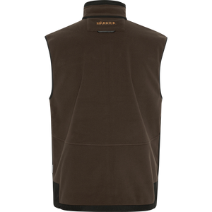 Kamko fleece vest Brown/Red - Härkila