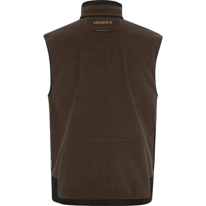 Kamko fleece vest Brown/Red - Härkila