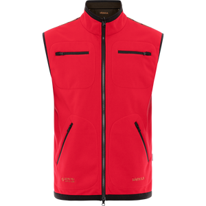 Kamko fleece vest Brown/Red - Härkila