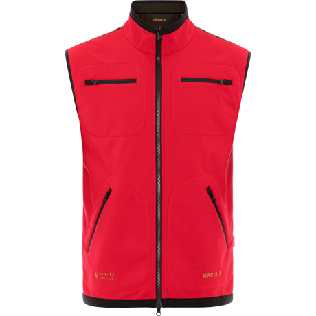 Kamko fleece vest Brown/Red - Härkila