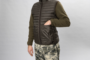 Mountain Hunter Expedition rev. Down waistcoat AXIS MSP®Mountain/Shadow brown - Härkila