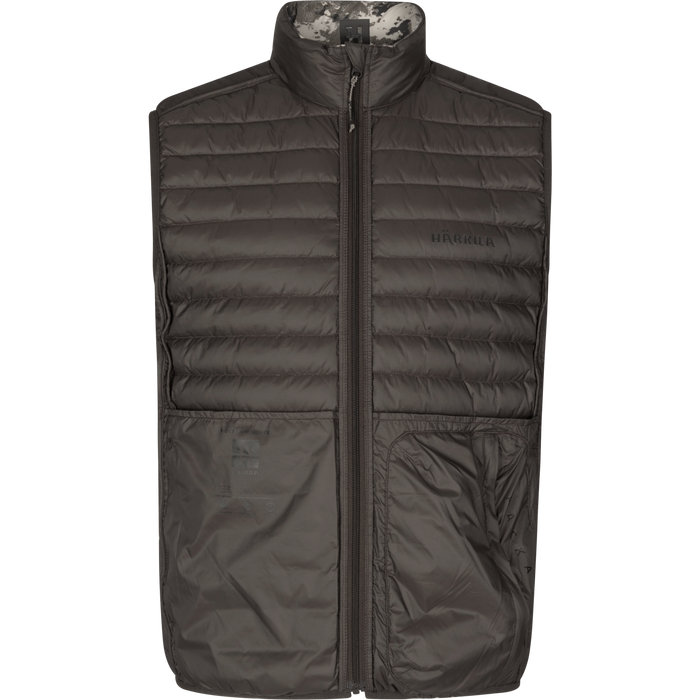 Mountain Hunter Expedition rev. Down waistcoat AXIS MSP®Mountain/Shadow brown - Härkila