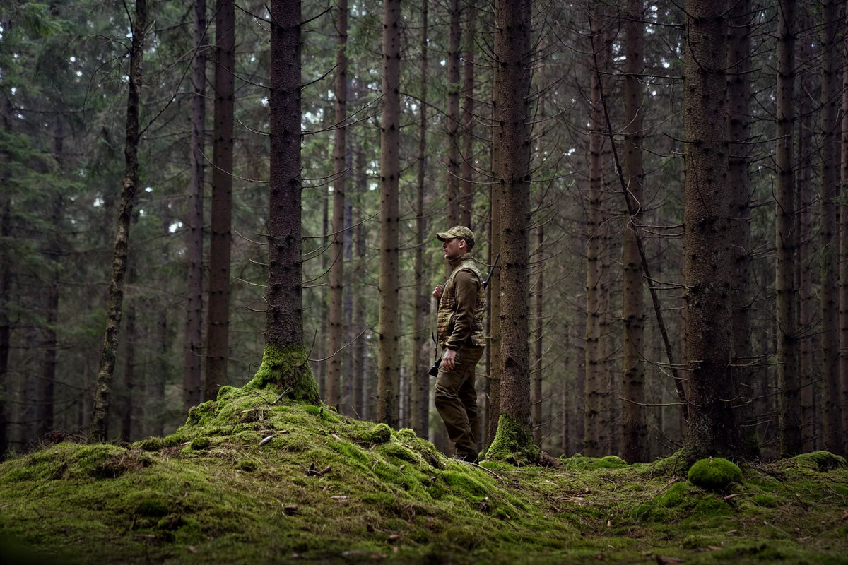 Deer Stalker - camo reversible packable waistcoat Willow green/AXIS MSP®Forest - Härkila