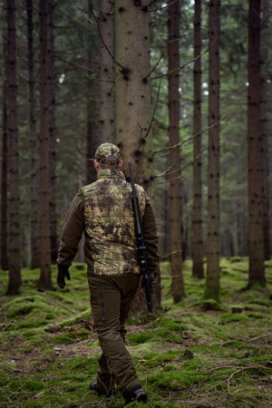 Deer Stalker - camo reversible packable waistcoat Willow green/AXIS MSP®Forest - Härkila