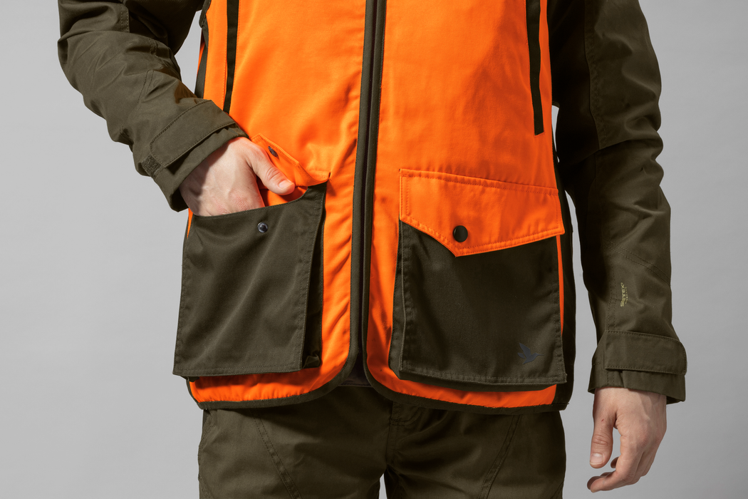 Travo Waistcoat Hi-vis orange - Seeland