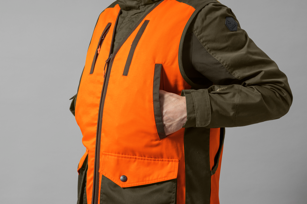 Travo Waistcoat Hi-vis orange - Seeland