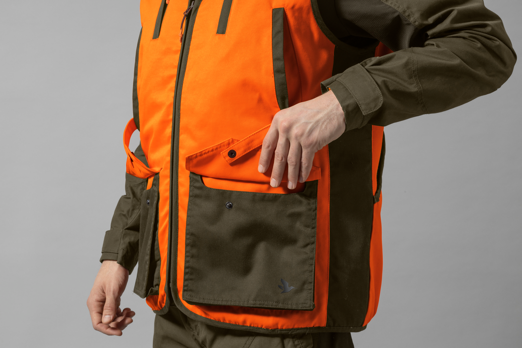 Travo Waistcoat Hi-vis orange - Seeland