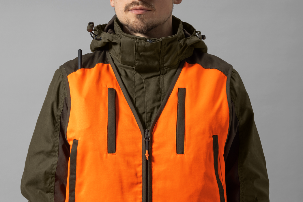 Travo Waistcoat Hi-vis orange - Seeland