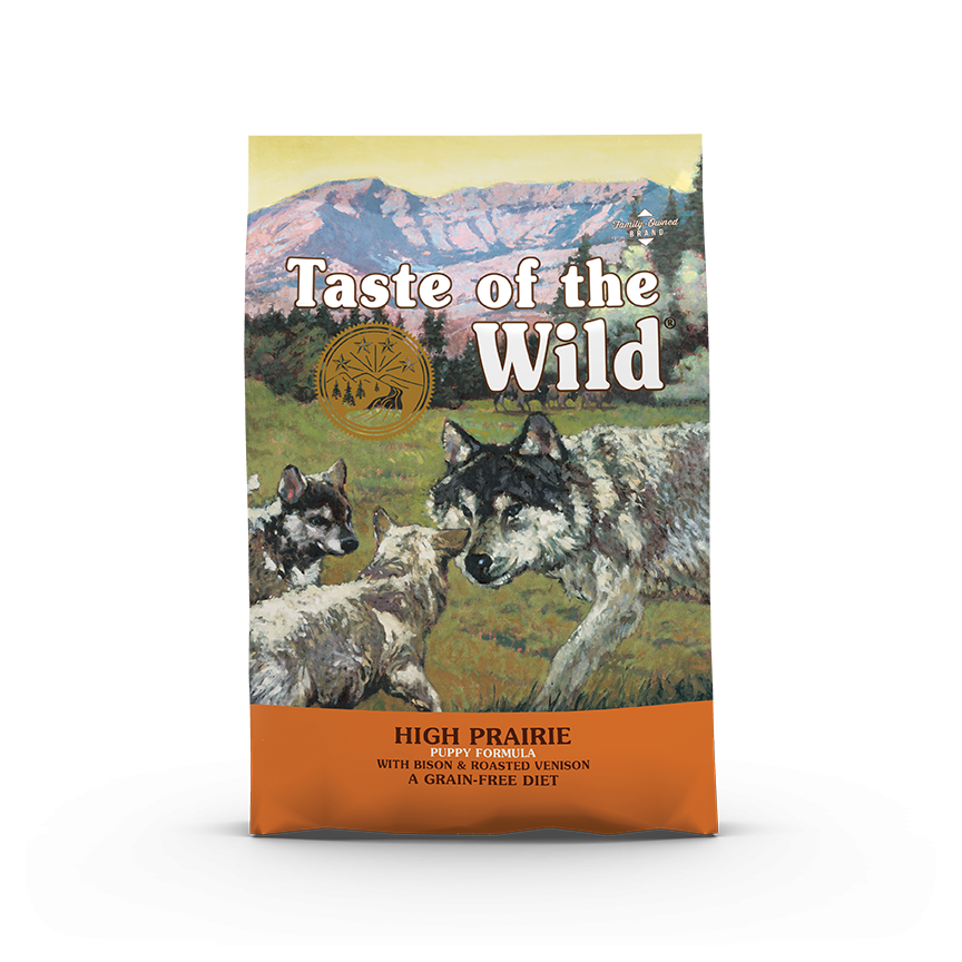 Totw High Prairie Puppy, Bison 12,2 kg — 2 sække
