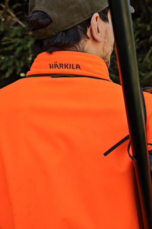 Kamko Blaze rev. fleece - Orange blaze/Willow green - Härkila