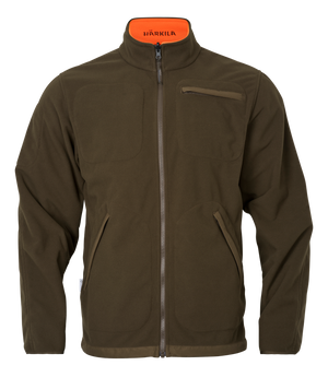 Kamko Blaze rev. fleece - Orange blaze/Willow green - Härkila