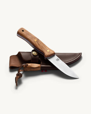 FEMUNDEN Kniv + tændstål med etui - Øyo