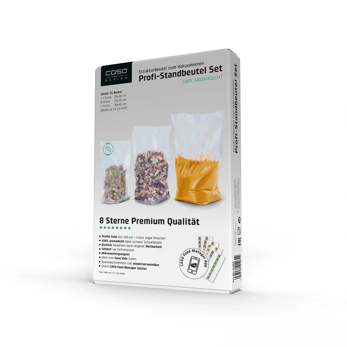 Caso Professional stand-up bag set