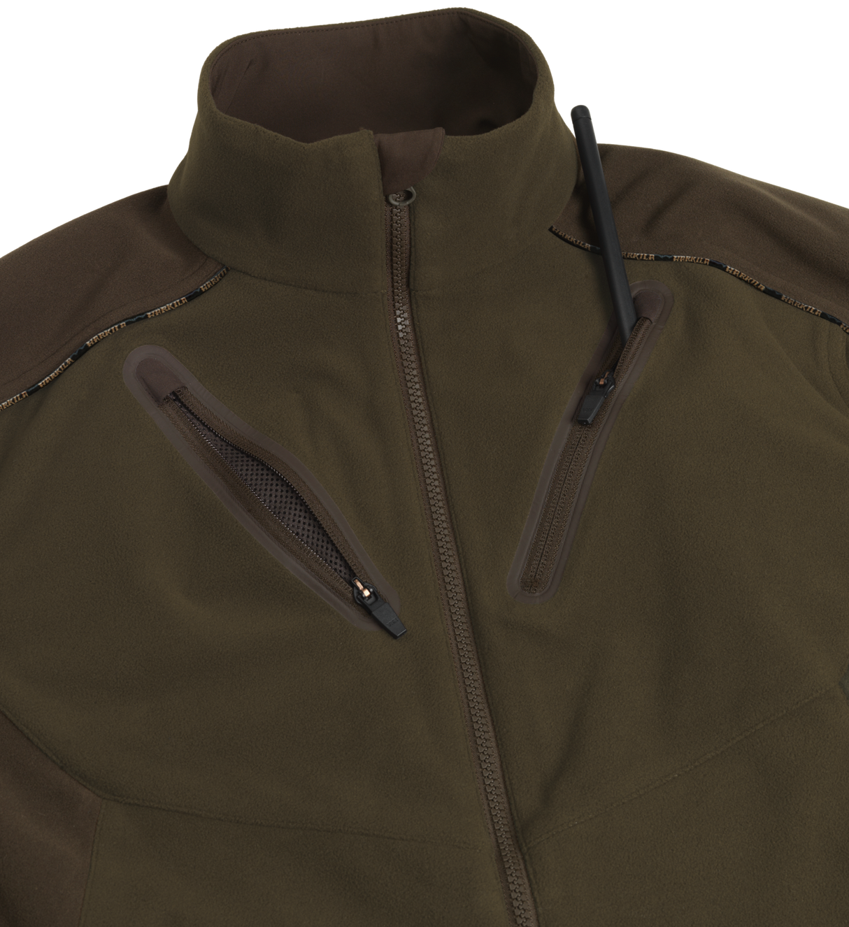 Mountain Hunter fleece jakke Hunting green/Shadow brown - Härkila
