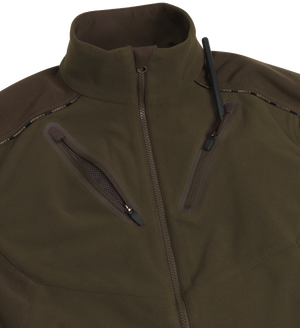 Mountain Hunter fleece jakke Hunting green/Shadow brown - Härkila
