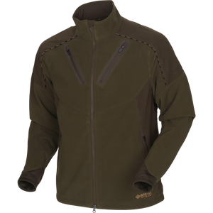 Mountain Hunter fleece jakke Hunting green/Shadow brown - Härkila
