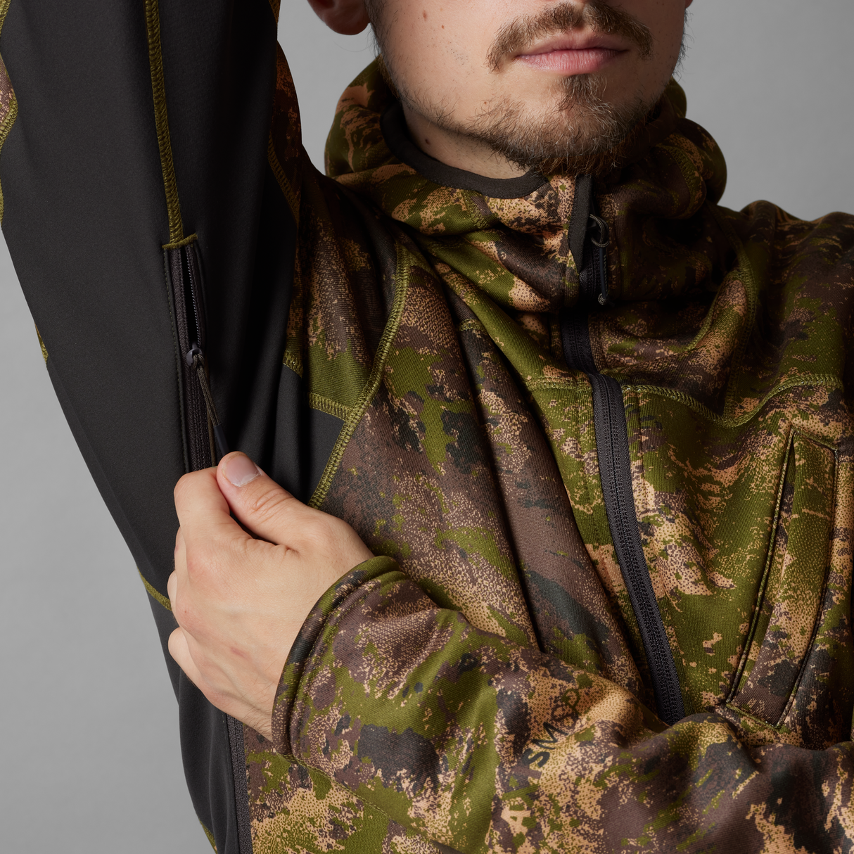 Deer Stalker - camo fleece hoodie AXIS MSP®Forest  - Härkila