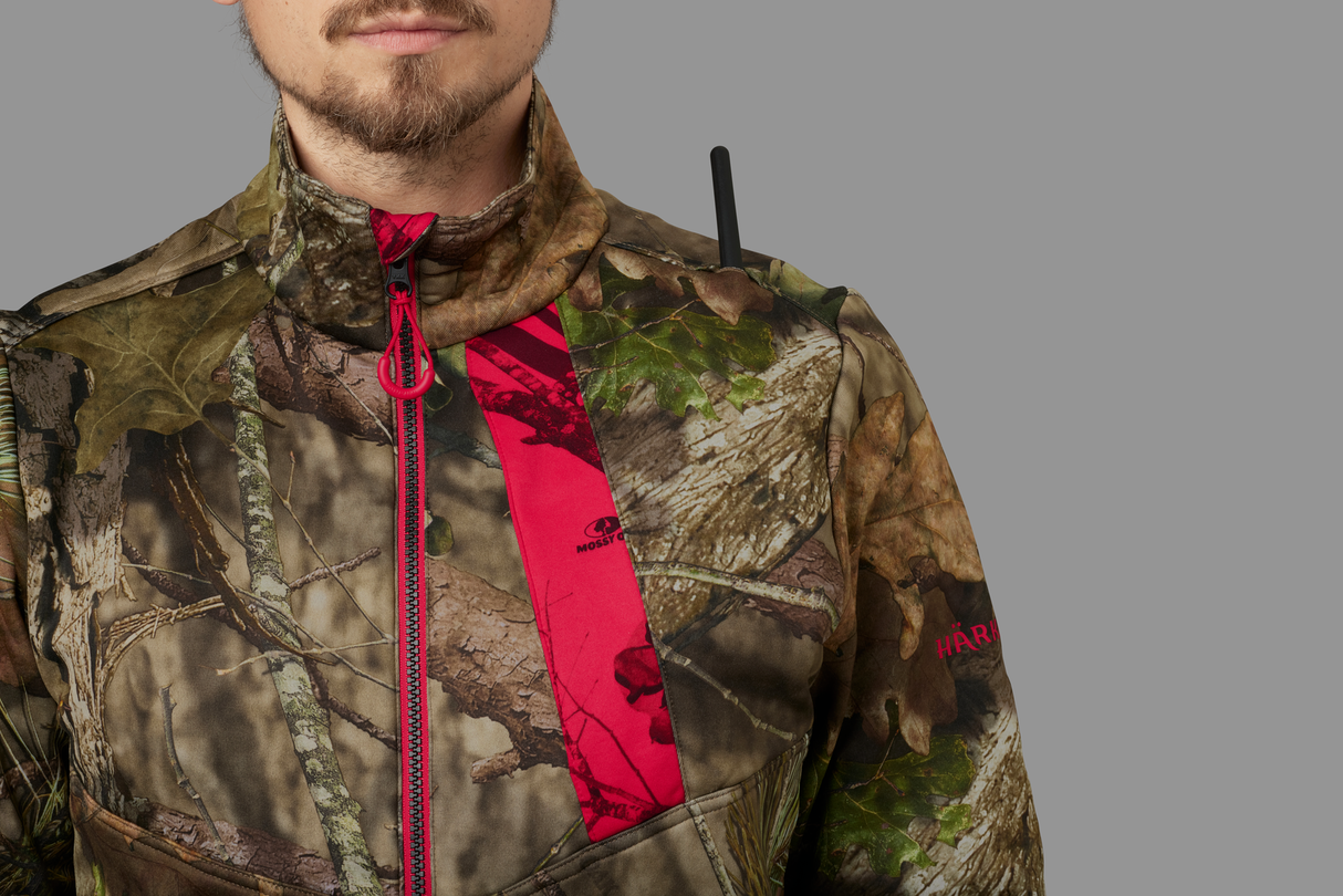 Moose Hunter 2.0 - fleece jakke MossyOak®Break-Up Country®/MossyOak®Red - Härkila