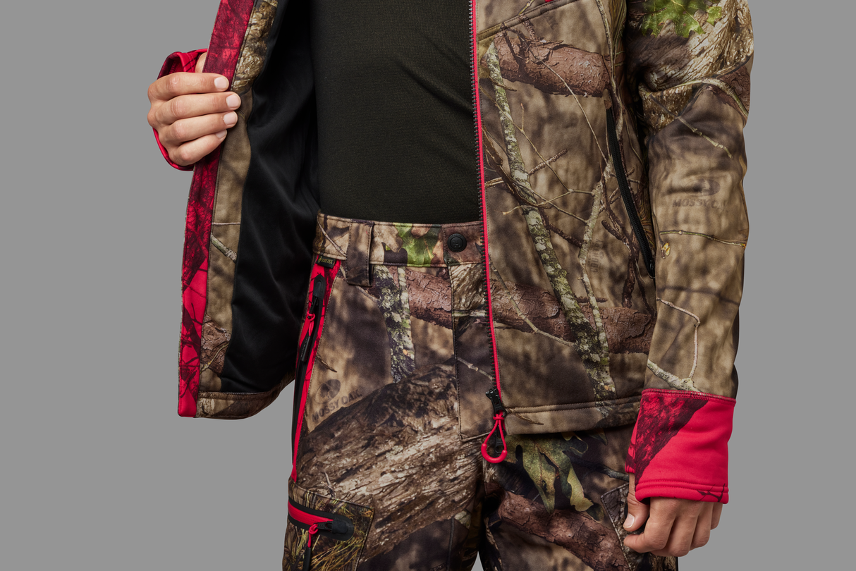 Moose Hunter 2.0 - fleece jakke MossyOak®Break-Up Country®/MossyOak®Red - Härkila