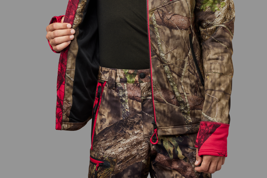 Moose Hunter 2.0 fleece jakke MossyOak®Break-Up Country®/MossyOak®Red - Härkila