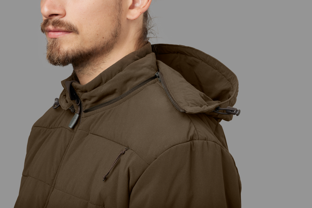 Härkila Insulated midlayer Hunting green/Shadow brown - Härkila