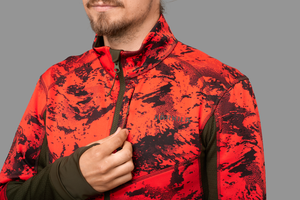 Wildboar Pro - camo fleece jakke AXIS MSP®Wildboar orange/Shadow brown - Härkila