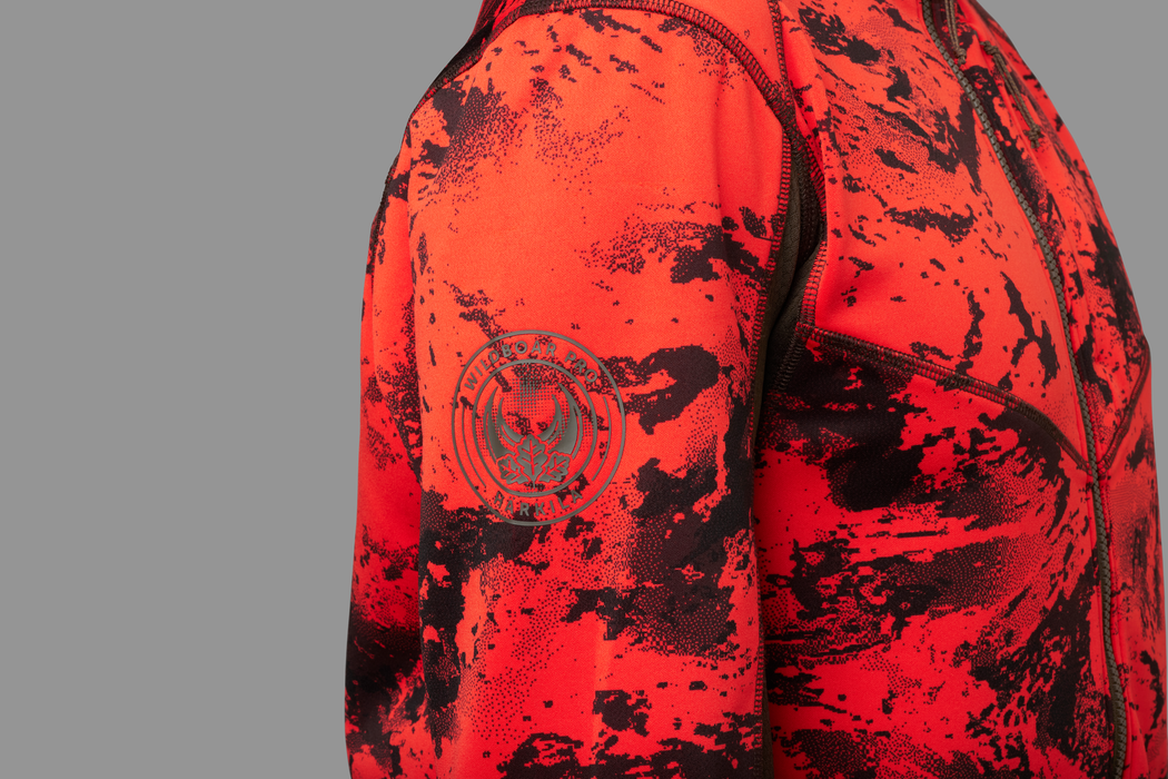 Wildboar Pro camo fleece jakke AXIS MSP®Wildboar orange/Shadow brown - Härkila