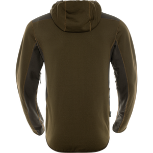 Deer Stalker - fleece hoodie Willow green/Shadow brown - Härkila