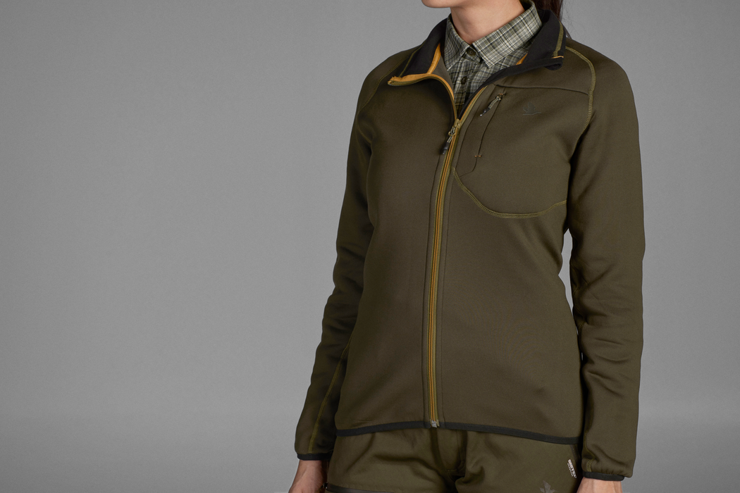 Hawker full zip fleece Women Pine green - Seeland