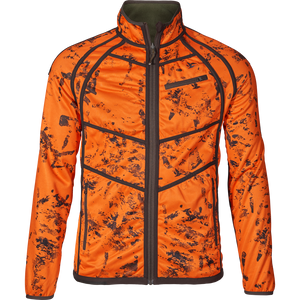 Vantage - reversible fleece Pine green/InVis orange blaze - Seeland