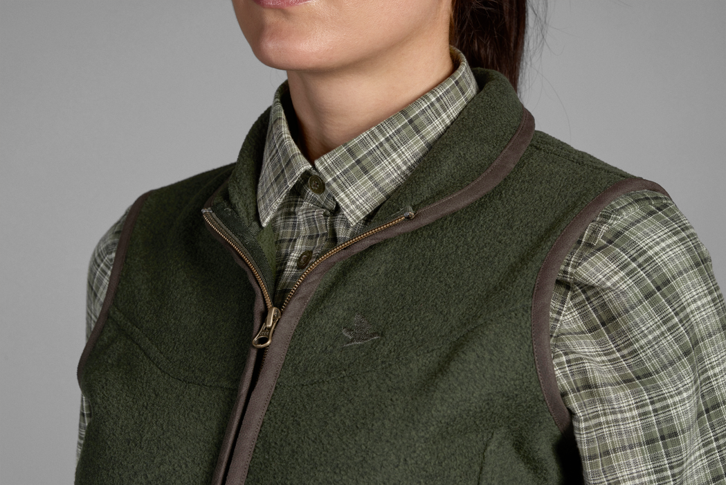 Woodcock fleece vest Women Classic green - Seeland