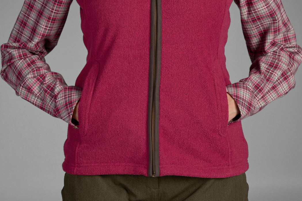 Woodcock fleece vest Women Classic burgundy - Seeland