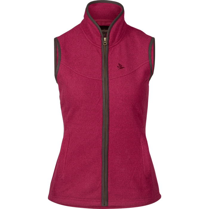 Woodcock fleece vest Women Classic burgundy - Seeland