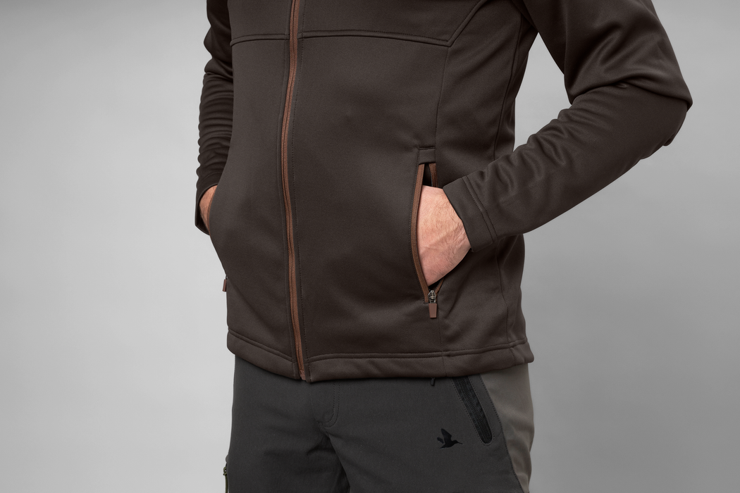 Elliot fleece Dark brown - Seeland