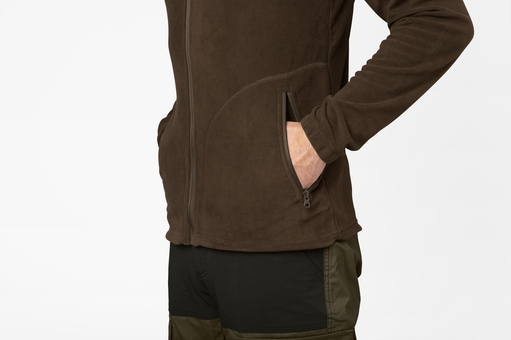 Benjamin fleece Dark brown - Seeland