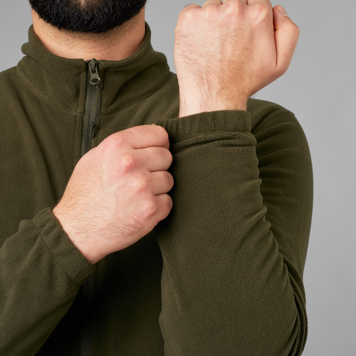 Benjamin fleece - Pine green - Seeland