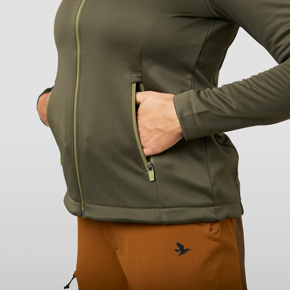 Emily fleece Women - Pine green - Seeland