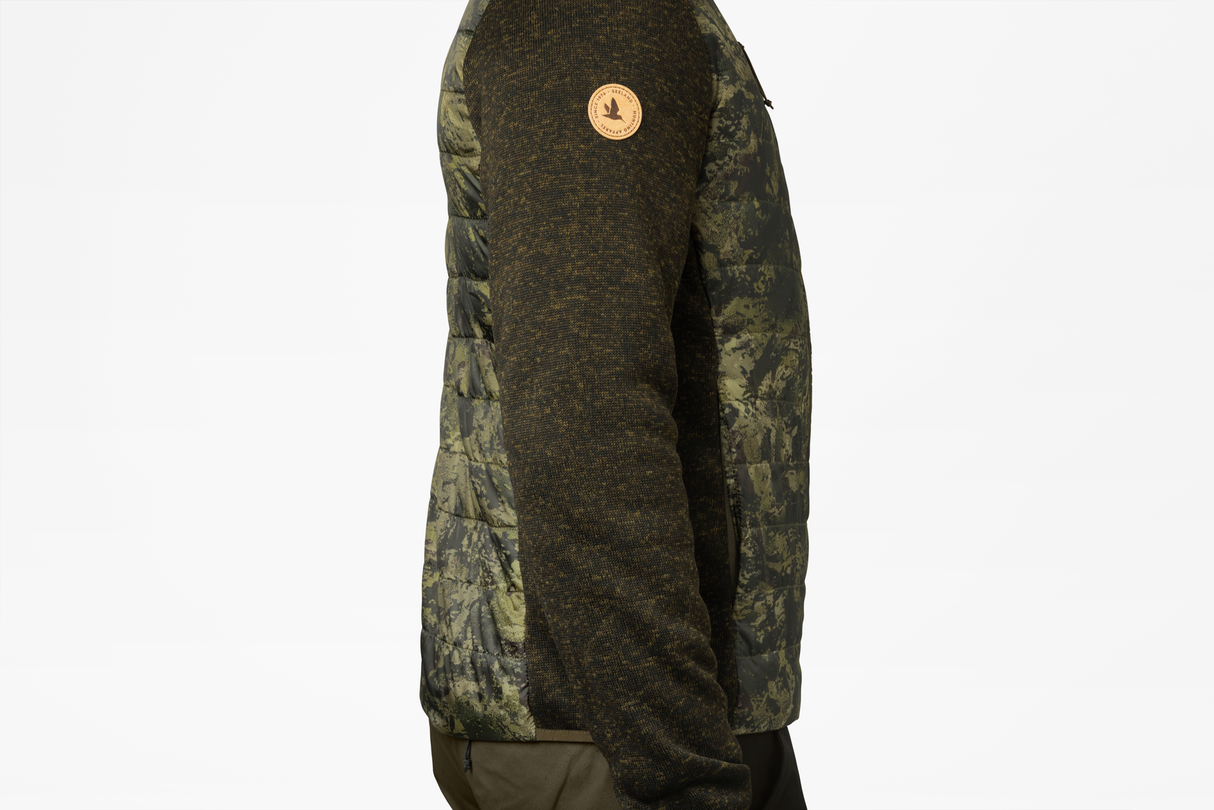 Theo Hybrid jakke - Camo Pine green/InVis green - Seeland
