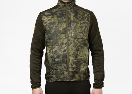 Theo Hybrid jakke - Camo Pine green/InVis green - Seeland