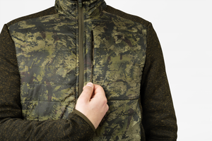 Theo Hybrid jakke - Camo Pine green/InVis green - Seeland