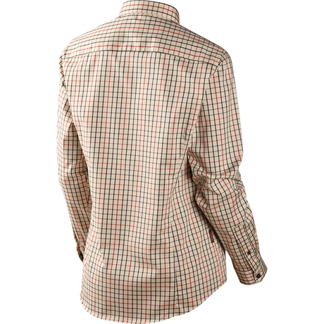 Lancaster Lady L/S skjorte - Red check - Härkila
