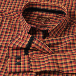 Selja Lady L/S Check skjorte - Red/Black check - Härkila