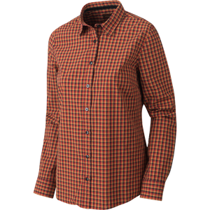 Selja Lady L/S Check skjorte - Red/Black check - Härkila