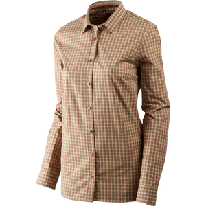 Selja Lady L/S Check skjorte - Moonlight rose check - Härkila