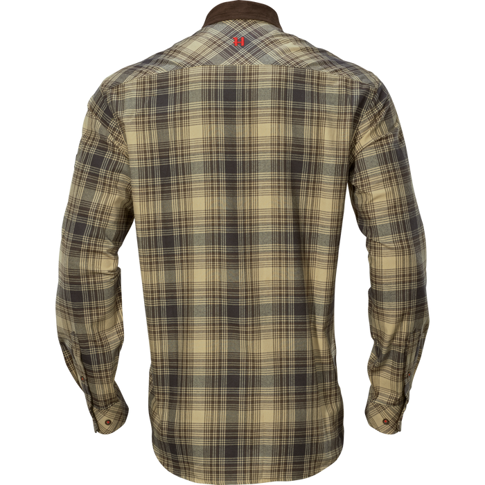 Driven Hunt flannel skjorte Light teak check - Härkila