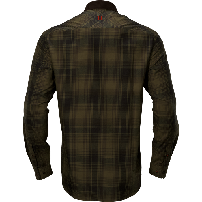 Driven Hunt flannel skjorte Olive green check - Härkila